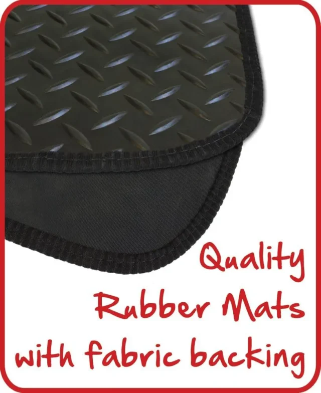 Ltd - Alfombras para coche, goma resistente, antideslizante, protege superficies, fácil de instalar, ideal para interior o maletero., foto 2 de 2