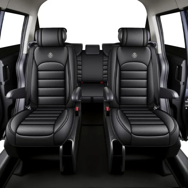 Fundas JOJ de piel de napa para Dodge Grand Caravan (1997-2020). Juego de 7 asientos con ajuste personalizado. Protege tu interior con lujo, resistencia y elegancia. ¡Calidad premium garantizada!, foto 3 de 5