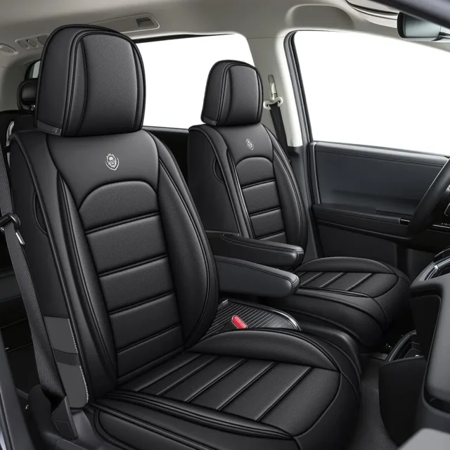 Fundas JOJ de piel de napa para Dodge Grand Caravan (1997-2020). Juego de 7 asientos con ajuste personalizado. Protege tu interior con lujo, resistencia y elegancia. ¡Calidad premium garantizada!, foto 5 de 5