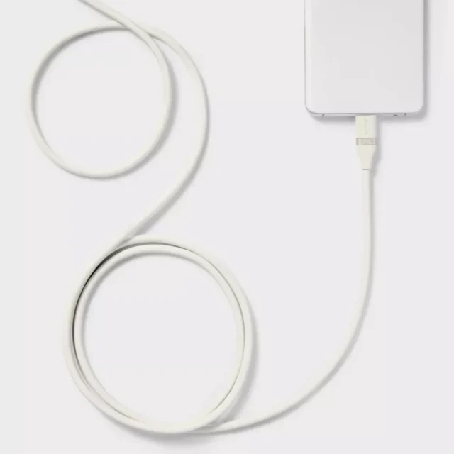 Cable heyday USB-C a USB-C de 6 pies, ideal para cargar dispositivos compatibles con USB-C de forma rápida y práctica., foto 2 de 3