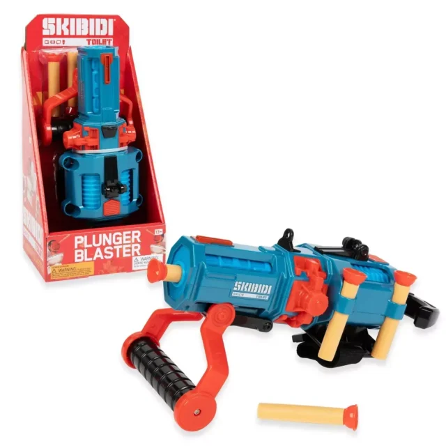Pistola de agua Skibidi Toilet Skibidi Plunger Blaster, juguete para exteriores, para fiestas y juegos en casa, foto 1 de 4