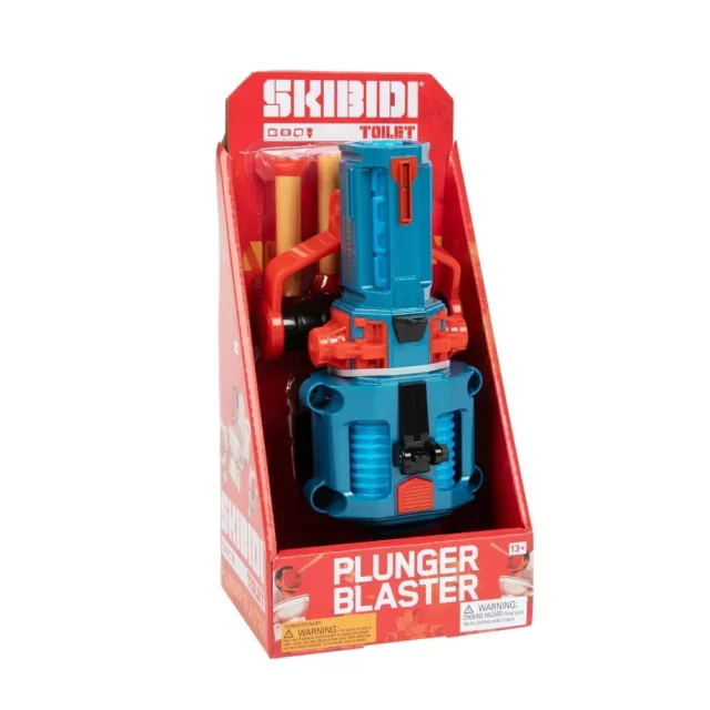 Pistola de agua Skibidi Toilet Skibidi Plunger Blaster, juguete para exteriores, para fiestas y juegos en casa, foto 4 de 4