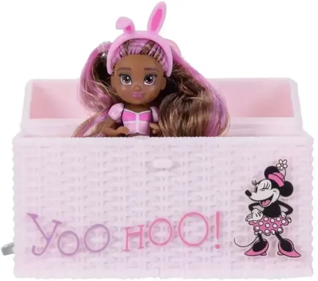 Muñeca Disney ily 4EVER Tote ily Teenies Easter Series 1 I Love Minnie Mouse, 2.25 pulgadas, con accesorios, para coleccionar y jugar, foto 2 de 3