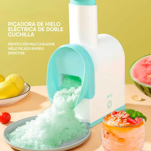 Trituradora de hielo portátil USB con cuchillas de acero inoxidable para uso doméstico y comercial, foto 5 de 5
