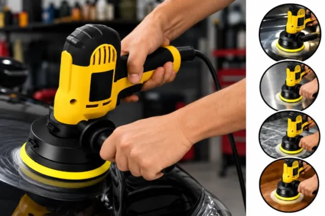 Pulidora Eléctrica 700W, hasta 3700 RPM, 125mm, para automóviles, electrodomésticos y muebles, hogar y garaje, foto 1 de 3