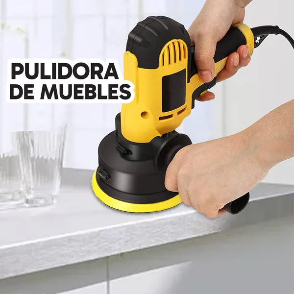 Pulidora Eléctrica 700W, hasta 3700 RPM, 125mm, para automóviles, electrodomésticos y muebles, hogar y garaje, foto 2 de 3