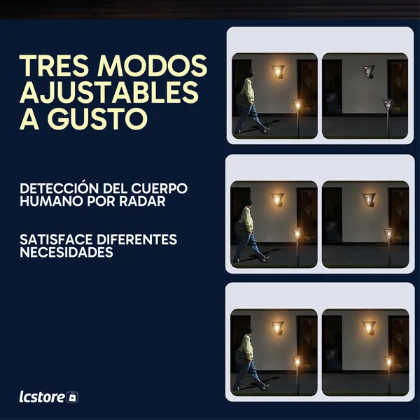 Pack de 2 luces solares LED impermeables para caminos, hasta 12 horas de iluminación, para jardín, patio y exteriores, foto 4 de 6