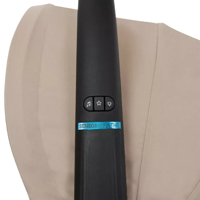 Silla de auto infantil giratoria Evenflo Revolve 180 LiteMax NXT con rotación de 180°, SensorySoothe y tejido Green & Gentle, para bebés de 1.4 a 13.6 kg con instalación segura, sin base, foto 3 de 5
