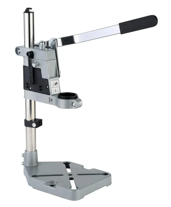 Prensa de taladro de sobremesa, base de aluminio, barra de columna sólida, abrazadera ajustable, para reparaciones y perforaciones en hogar y taller, foto 1 de 4