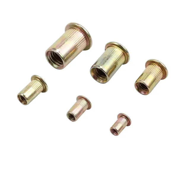 Kit surtido de tuercas de remache de 150 piezas, acero al carbono galvanizado M3/M4/M5/M6/M8/M10, resistentes al óxido y a la corrosión, para hogar y taller, foto 3 de 3
