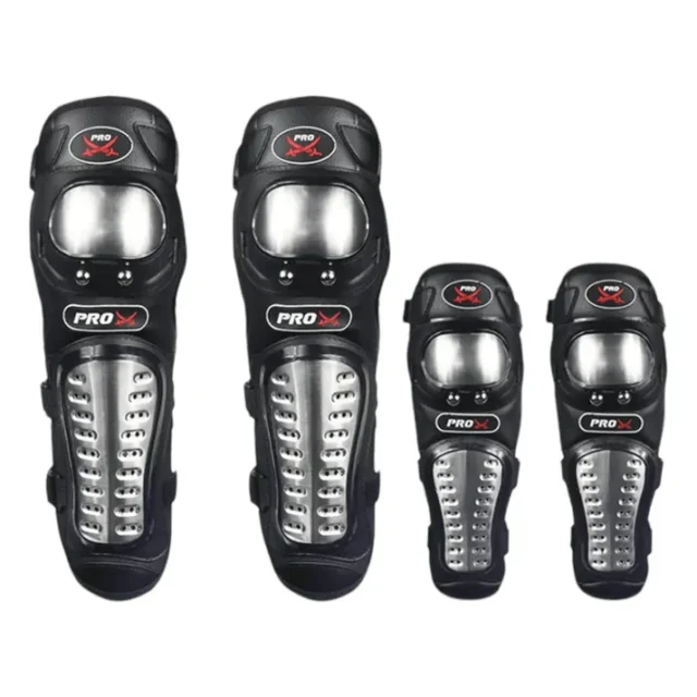 Rodilleras y coderas para moto, protección para motociclismo y motocross, para adultos, con acero aleado, para uso deportivo, foto 1 de 5