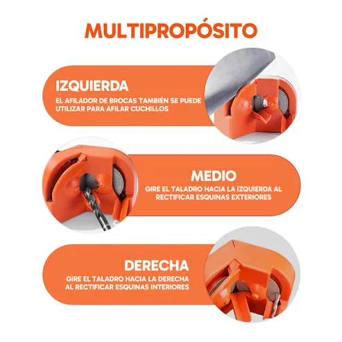 Afiladora de Brocas con Ruedas de Diamante, para brocas de resistencia industrial, para hogar y taller, foto 2 de 4