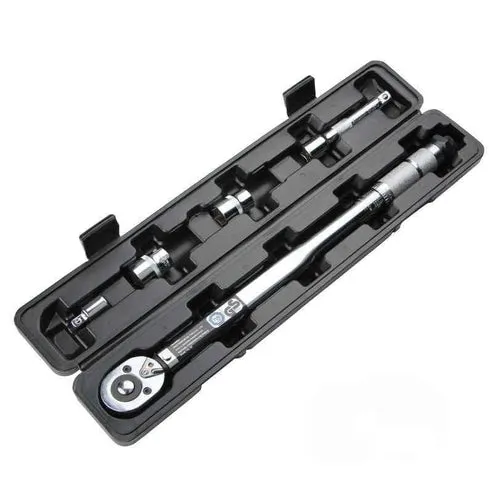 Kit llaves dinamométricas de 1/2 pulgada, 20-150 pies libras / 28-210 con 3 enchufes y barra de extensión, para bicicletas, motocicletas, automóviles, foto 3 de 4