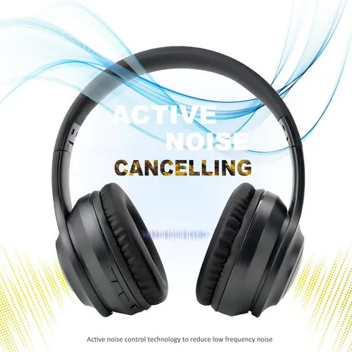 Auriculares Inalámbricos Bluetooth M5 con Cancelación de Ruido, Plegables y Ligeros, Diseño Ergonómico, Calidad de Sonido Premium, para Hogar, Trabajo y Viaje, foto 4 de 4