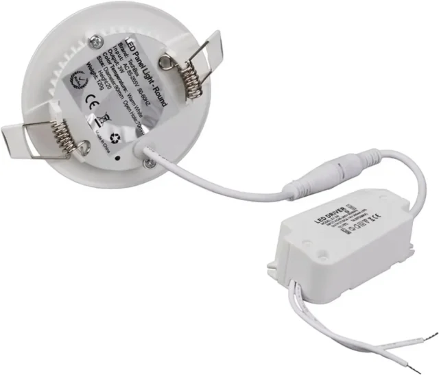 Panel LED empotrable LED Panels Series, 15'', 9W, 6500k, alto brillo, bajo consumo 80% ahorro energético, luz fría 6500K, para interiores, foto 3 de 4