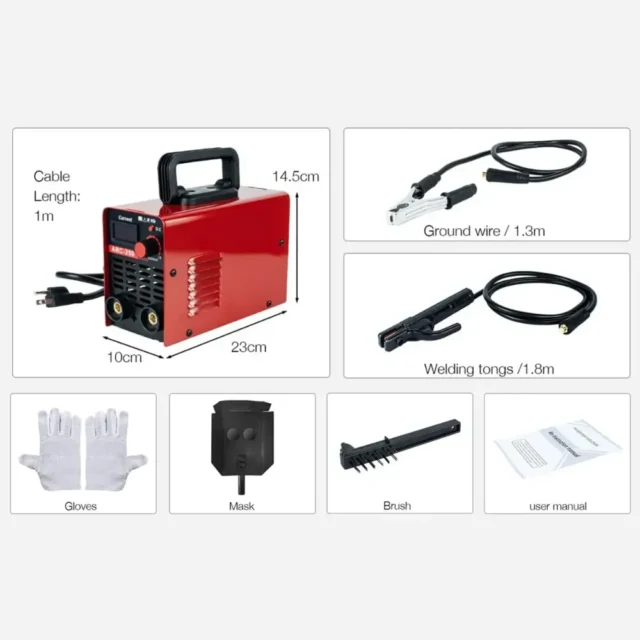 Soldadora Inverter Arc-250, planta de soldar portátil, 20A a 250A, 60Hz 110V, foto 4 de 6