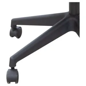 Silla de oficina ergonómica con respaldo de malla transpirable, soporte lumbar, altura ajustable, apoyabrazos y base giratoria con 5 ruedas., foto 2 de 4