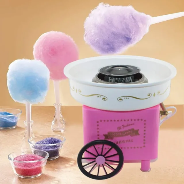 Máquina de algodón de azúcar para el hogar, estilo retro, eléctrica, para niños y fiestas, regalo creativo, foto 1 de 5