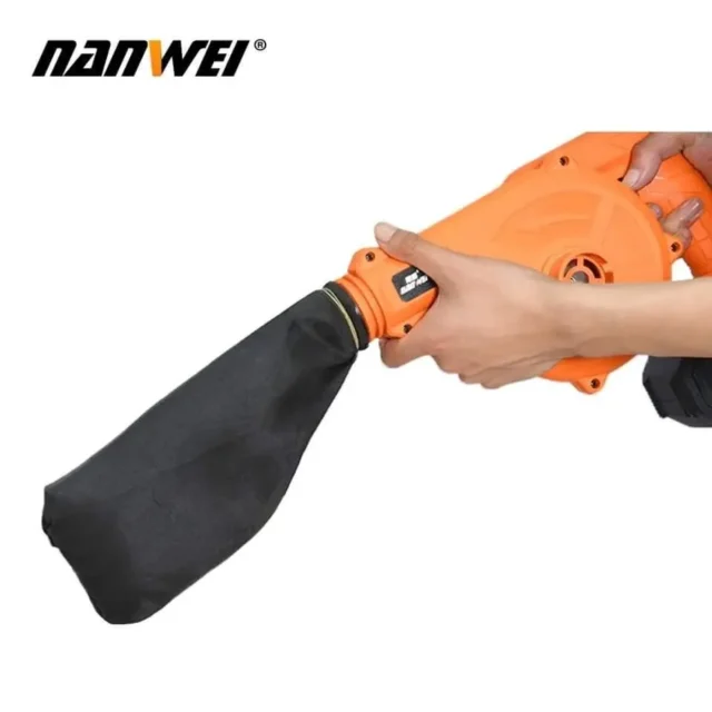 Soplador inalámbrico Nanwei con batería 25000 mAh, velocidad aire 3000 R/min, regulación continua y 9 accesorios incluidos, foto 2 de 2
