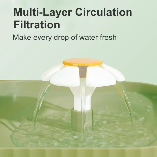 Fuente de agua y comedero automático para mascotas 2 en 1, 3 litros de capacidad, diseño silencioso, 3 filtros de reemplazo incluidos, para gatos y perros pequeños, foto 3 de 4