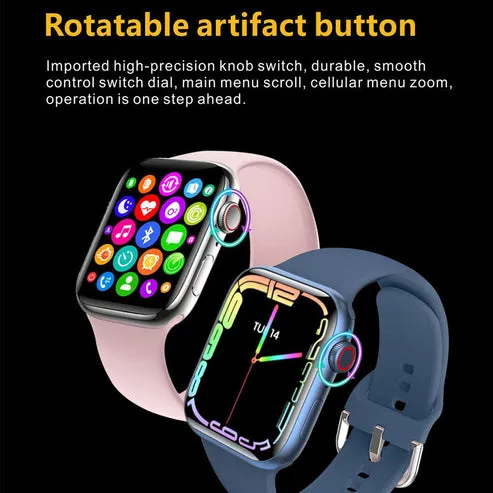 Smartwatch + audifonos de regalia, con monitoreo de salud, notificaciones push, Bluetooth 5.1, compatible con Android e iOS, foto 4 de 5