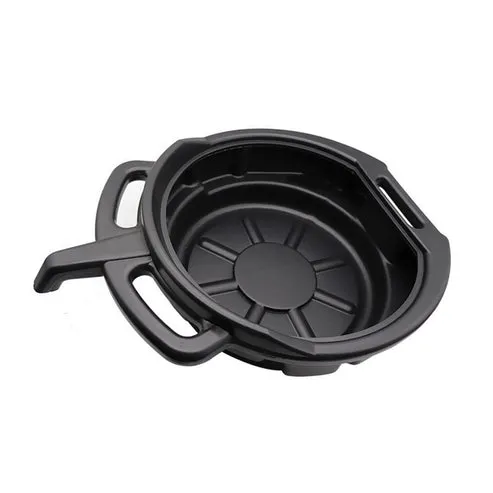 Bandeja recolectora de aceite y anticongelante, 6 litros de capacidad, diseño antiderrames, boquilla de vertido, asas ergonómicas, para taller y garaje, foto 2 de 4