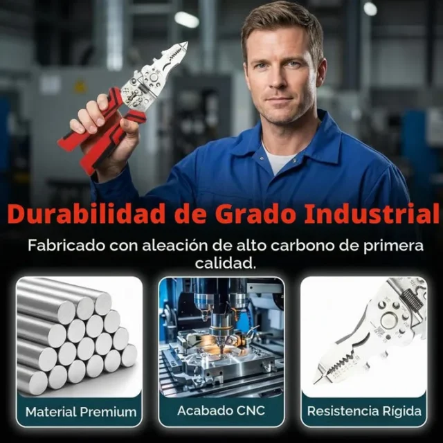 Alicate Pelacables Multifuncional 16 en 1 con Probador de Voltaje LED, foto 2 de 5