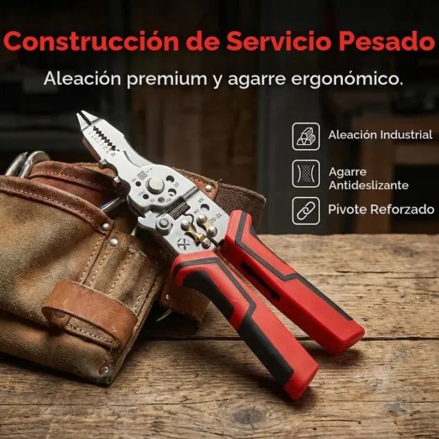 Alicate Pelacables Multifuncional 16 en 1 con Probador de Voltaje LED, foto 3 de 5