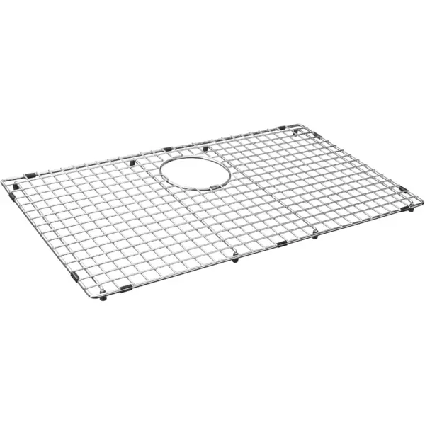 Rejilla inferior del fregadero 29-1/2" x 16-1/2", drenaje trasero con radio de esquina 3/16", rejillas de fregadero de acero inoxidable NDG3017