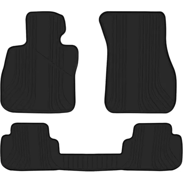 Alfombrillas de coche personalizadas para BMW Serie 2 Gran Coupe F44 2020-2024 2020-2024, alfombrillas de goma negra, protección para todo tipo de clima, resistentes, sin olor