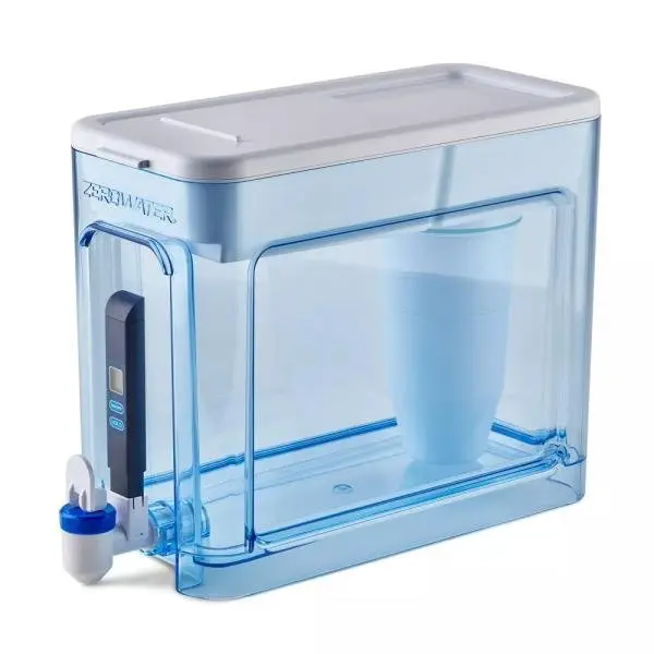 Dispensador de agua filtrada Zerowater de 32 tazas, listo para usar