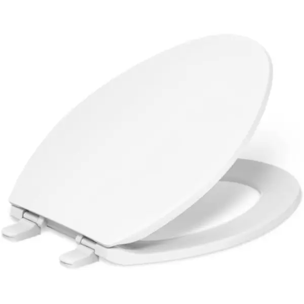 Asiento elongado para inodoro Kohler Brevia con ventaja Q2 ventaja, en color blanco