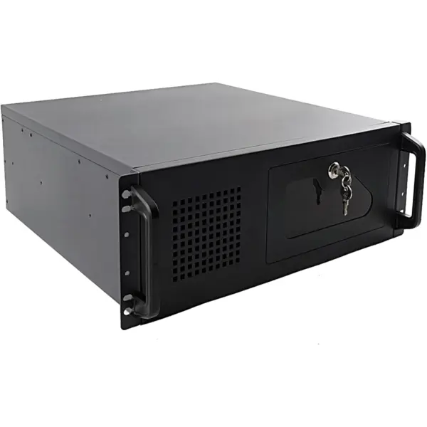 Caja de gabinete de servidor 4U, chasis de servidor 4U para montaje en bastidor, 7 x 3.5 bahías de disco duro con ventilador de 3.150 in, SL-450A SUDEG