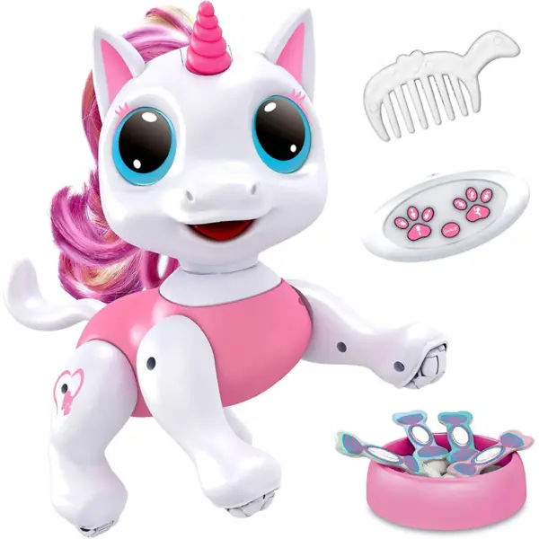 RoboPets-Juguete de unicornio para niñas y niños, a control remoto, gestos interactivos de movimiento de la mano, robot de juguete que camina y baila, para pequeños**