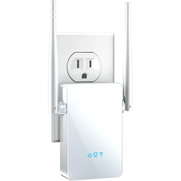 Amplificador de señal WiFi 2024 5 veces más rápido, amplificador inalámbrico de largo alcance, fácil configuración