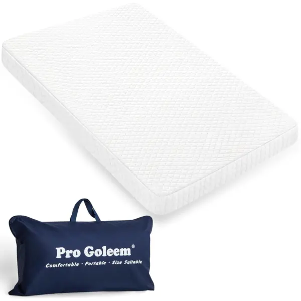 Colchón Pack and Play bebes (38 x 26 pulgadas), protector de colchón impermeable