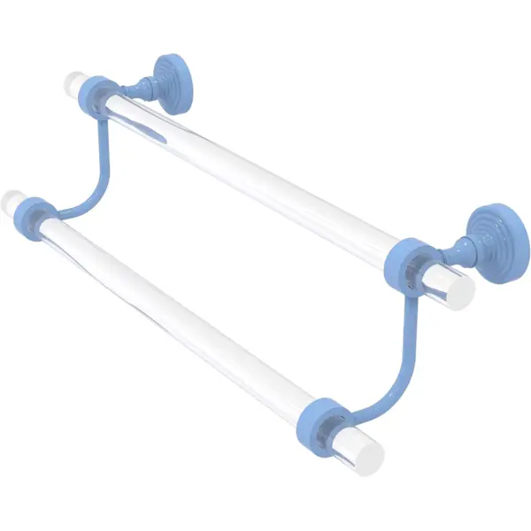 Allied Brass PG-72-36-FTB Pacific Grove Collection - Toallero doble de 28 pulgadas, color azul