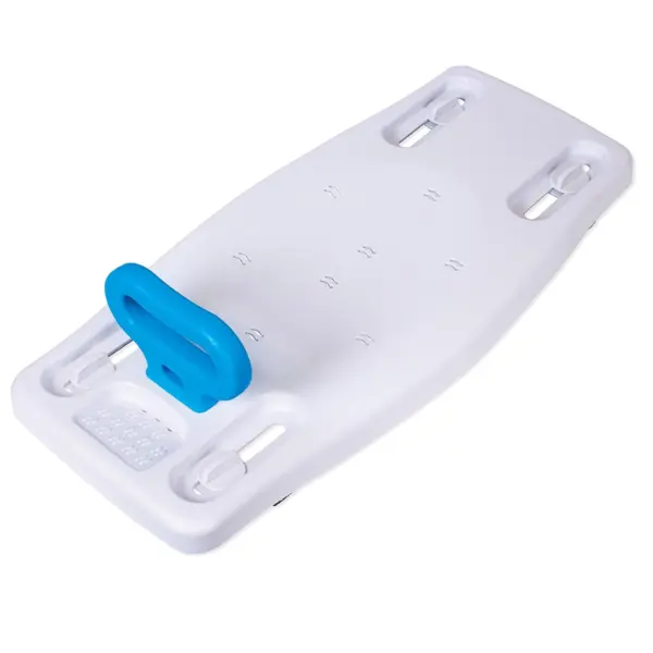 Carex -BATH BENCH Banco de Ducha portátil, Ancho Ajustable para Adaptarse a la mayoría de bañeras, Zona de Asiento contorneada con Capacidad de Peso de 300 Libras fácil de almacenar