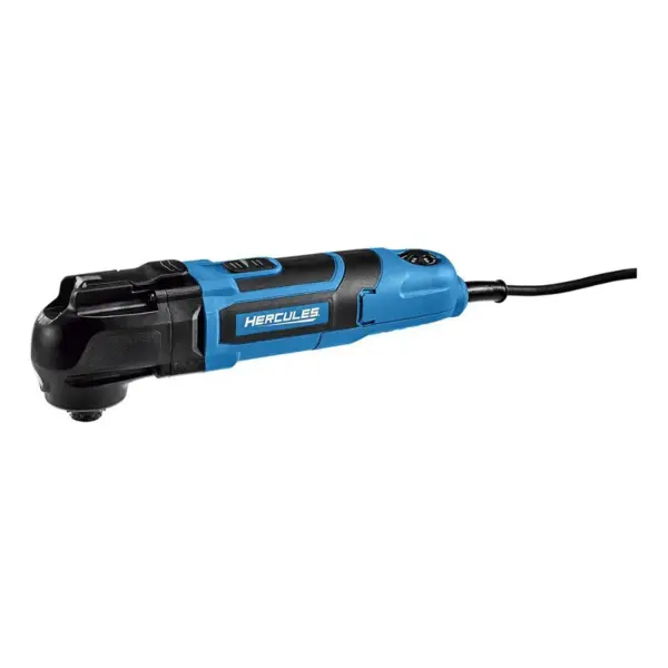 Multiherramienta oscilante Hercules, eléctrica y versátil, ideal para cortar, lijar y remodelar madera y otros materiales, ofreciendo precisión, potencia y facilidad de uso en cualquier proyecto.