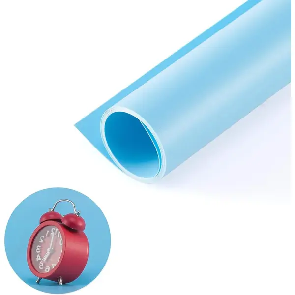 Fondo de PVC Meking de 27 x 51 pulgadas (68 x 130 cm), fondo de PVC mate de color sólido para fotografía, estudio de fotografía y video, kit 9 ??en 1