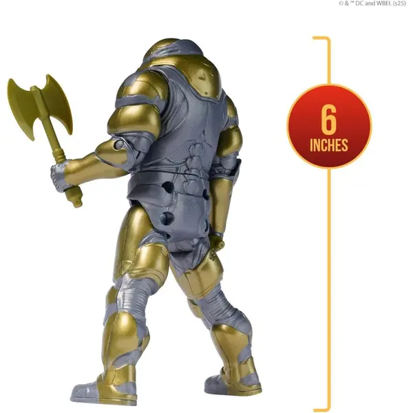 DC Comics, Figura de acción de Golpe Épico del Martillo de Borava, de 6 pul. de altura, estilo auténtico de la película, incluye 2 accesorios, juguetes para niños y niñas de 4 años o más