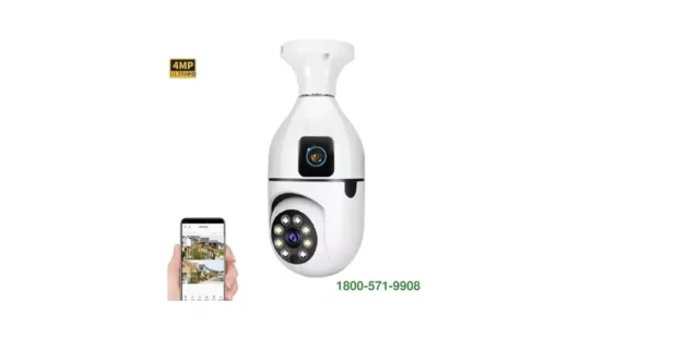 Cámara CCTV WiFi de doble pantalla PTZ inteligente 4MP, visión nocturna y video panorámico 360° almacenado en nube, foto 3 de 5