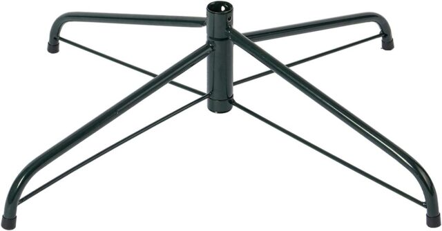 Árbol navideño artificial de 7.5 pies (2.29 m) con 1400 puntas de PVC denso, soporte metálico resistente, cuatro secciones para armar y guardar fácilmente, verde, para interior o exterior de casa, foto 2 de 3