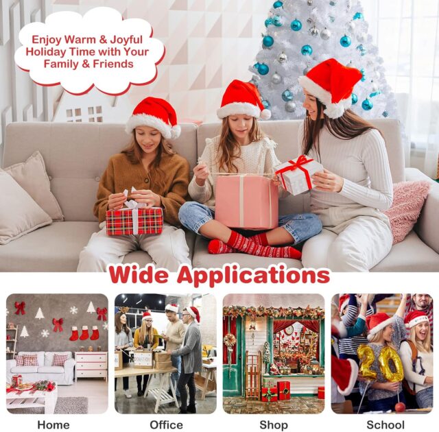 Árbol de Navidad artificial blanco de 7 pies (213.4 cm) de PVC con soporte, fácil de armar en 3 piezas, para decoración navideña en interior y exterior, con pies de plástico que protegen el suelo, foto 3 de 5