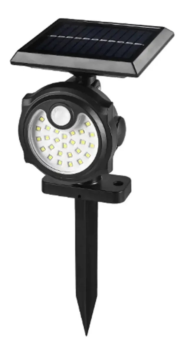 Lámpara solar LED recargable resistente al agua para jardín, patio, escaleras y exteriores, foto 3 de 4