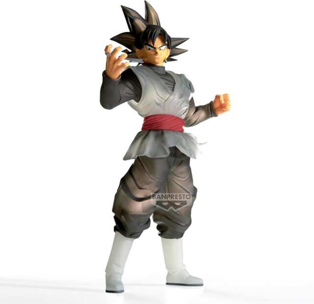 Figura de Goku Black de Dragon Ball Super, serie Clearise de Banpresto, figura de colección de 19 cm con acabado en negro y gris y pose de combate, para vitrina, regalo o colección de fans, foto 1 de 5