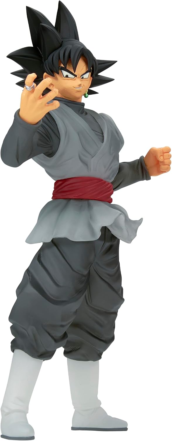 Figura de Goku Black de Dragon Ball Super, serie Clearise de Banpresto, figura de colección de 19 cm con acabado en negro y gris y pose de combate, para vitrina, regalo o colección de fans, foto 5 de 5