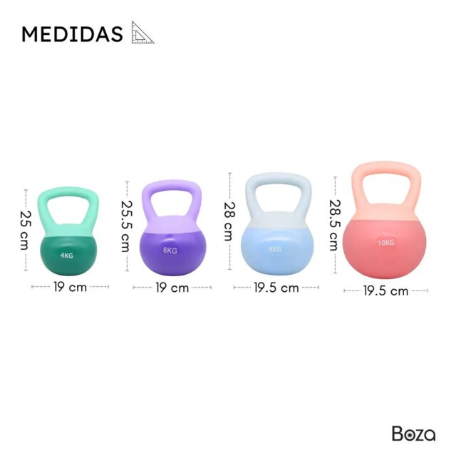 Pesa romana de 8 kg para entrenamiento de fuerza en casa o gimnasio, con asa ergonómica para ejercicios de levantamiento y acondicionamiento físico, pesa rusa de uso general para rutinas, foto 5 de 5