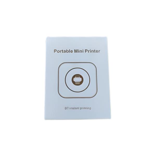 Impresora térmica portátil Bluetooth KTL X1 rosada sin tinta, 200 DPI, tamaño de bolsillo, imprime texto, imágenes, notas y listas desde la app, incluye rollo de papel térmico y cable de datos, foto 6 de 6