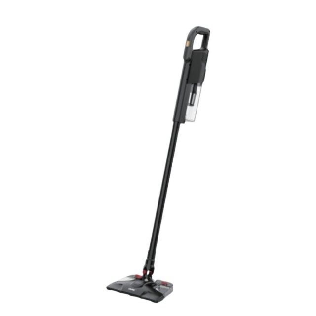 Aspiradora inalámbrica de mano Mdhl de 120 W con mopa integrada para fregado húmedo, batería de 8800 mAh para uso prolongado, ligera y compacta, ideal para suelos, alfombras, muebles, oficina y coche, foto 2 de 7